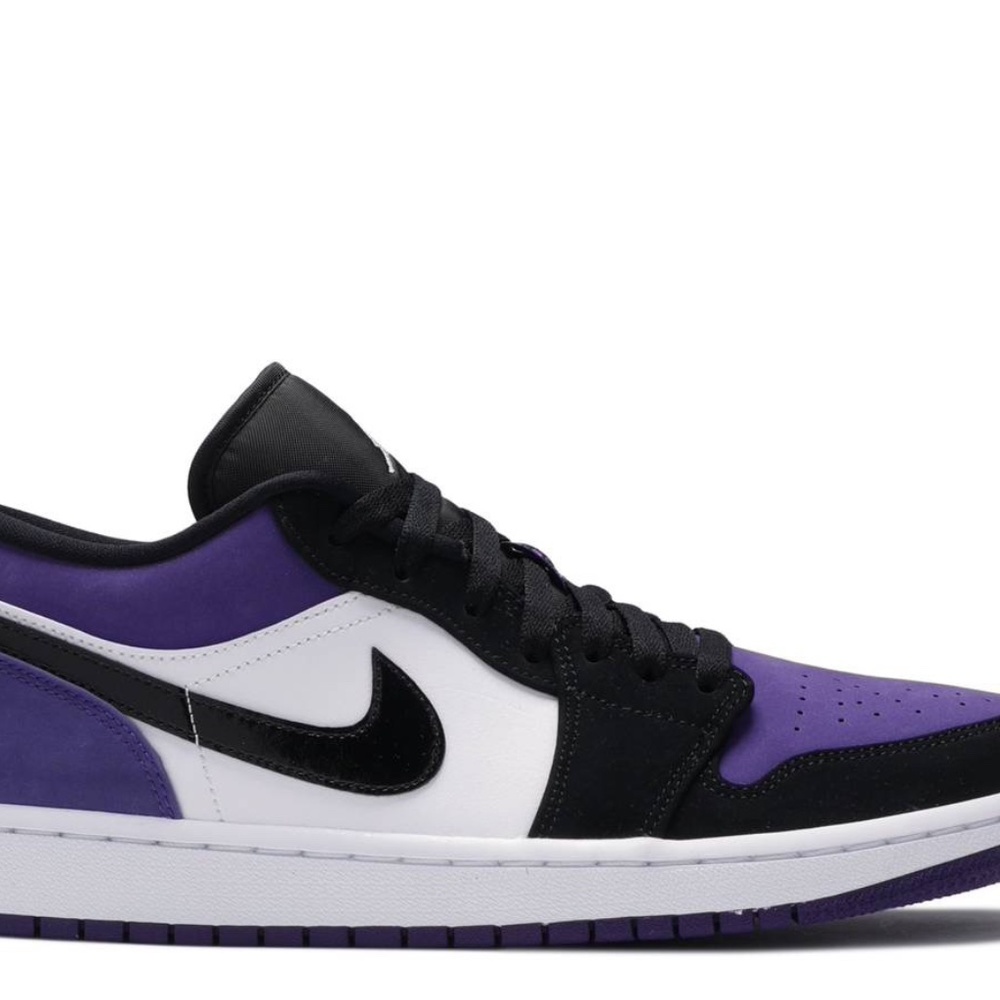 Air Jordan 1 Low Court Purple Size 4y No Box